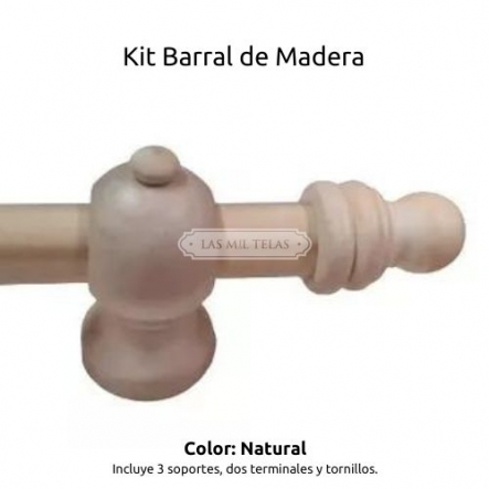 Kit Barral de Madera 2,20