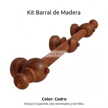 Kit Barral de Madera 2,20