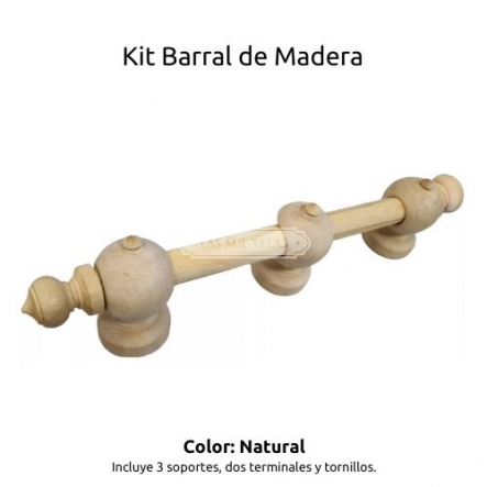 Kit Barral de Madera 2,20