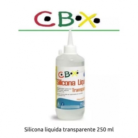 Silicona liquida transparente por 250 ml