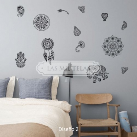 WALLSTICKER 50 X 70 - ETNICO - 1629-1